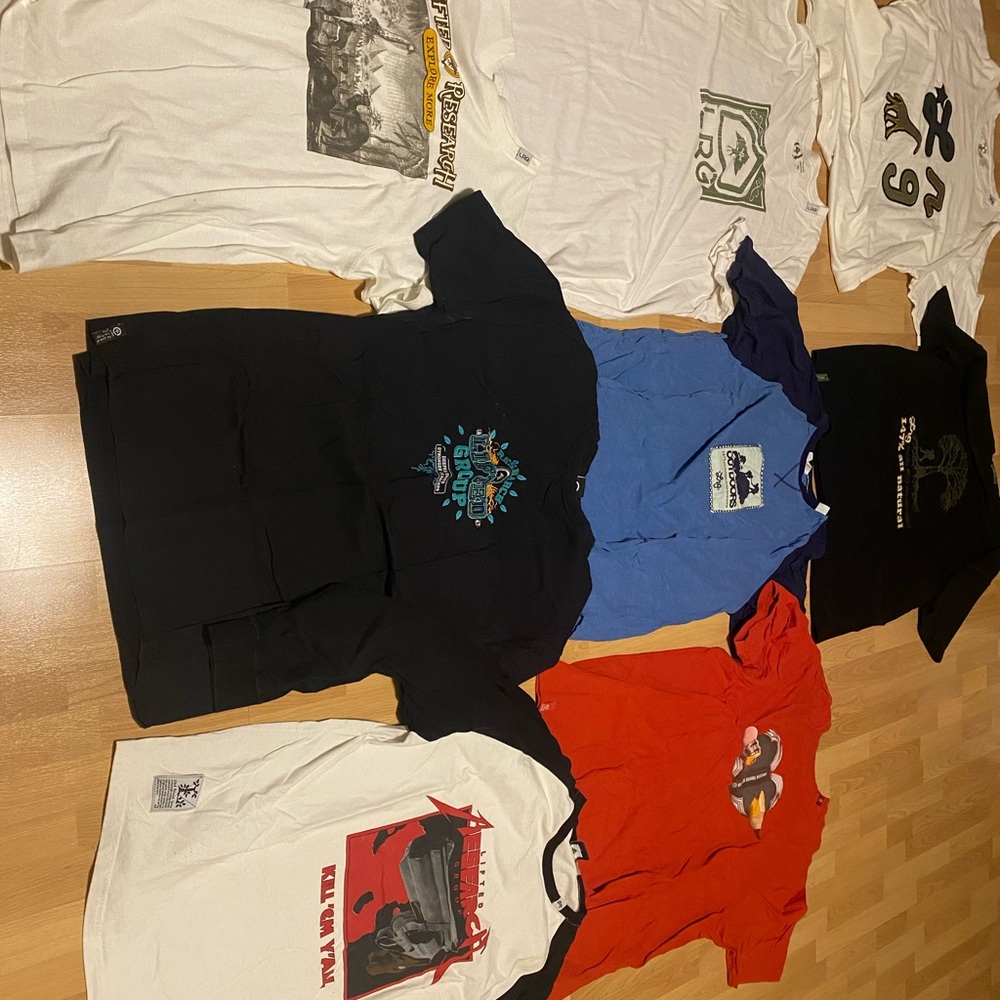 Men’s LRG Graphic T-Shirts - Multiple styles and colors…